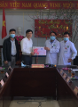 Đồng chí Nguyễn Trọng Diện Giám đốc Sở Y tế Quảng Ninh thăm, chúc tết Bệnh viện số 3