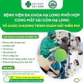 BỆNH VIỆN ĐA KHOA HẠ LONG  PHỐI HỢP CÙNG MẮT SÀI GÒN HẠ LONG  TỔ CHỨC CHƯƠNG TRÌNH KHÁM MẮT MIỄN PHÍ