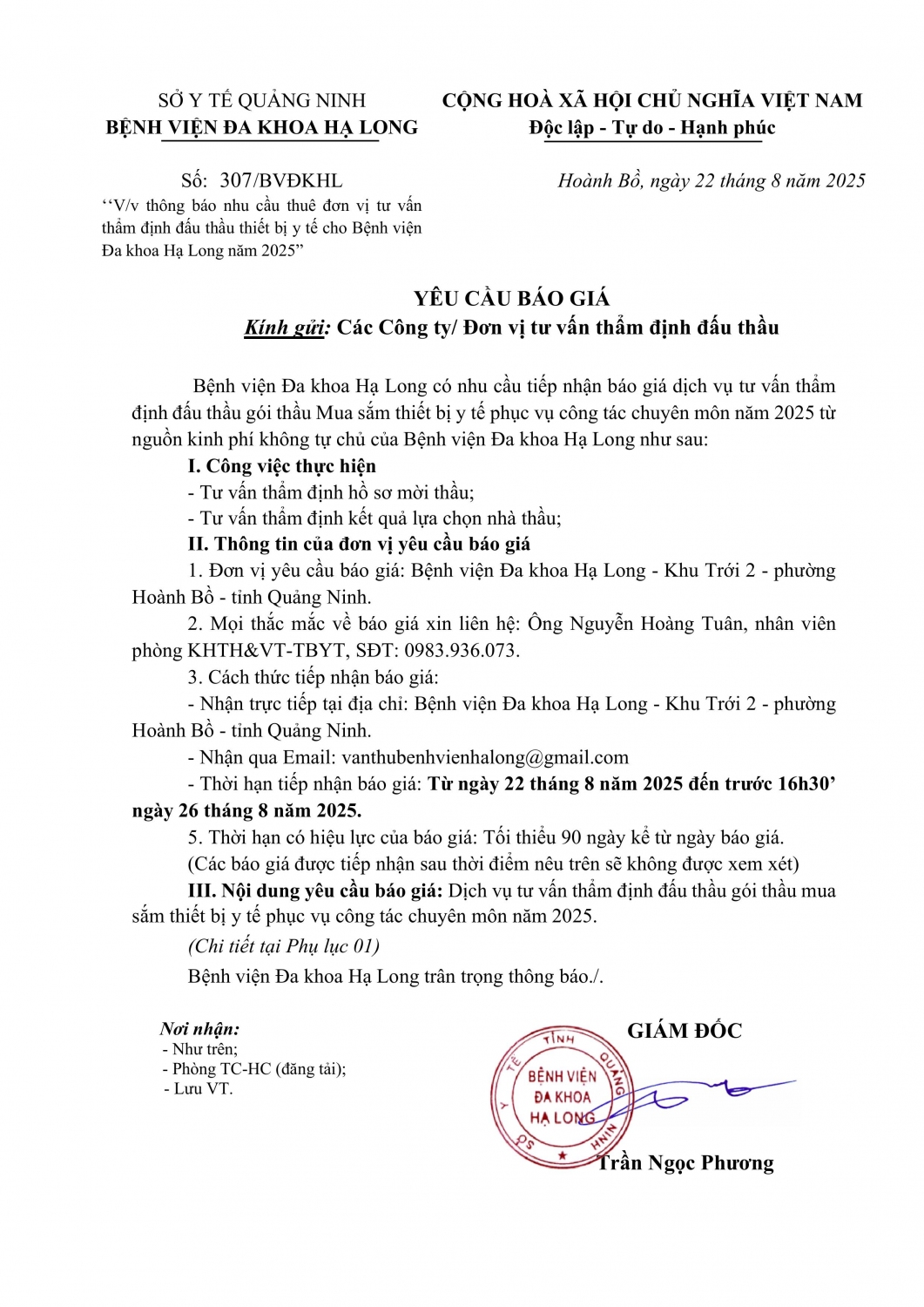 1cv moi tv tham dinh dau thau tbyt nam 2025 signed hinh anh 0